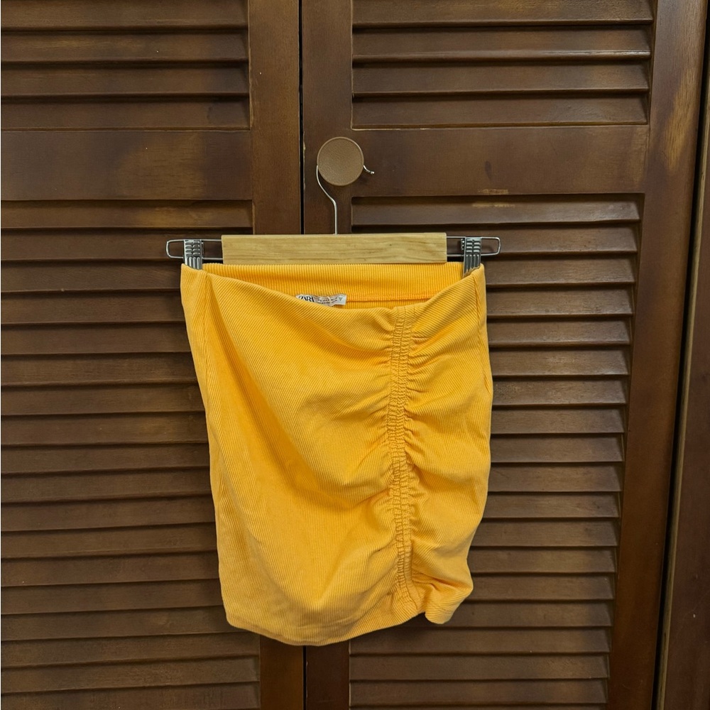 Zara  Orange Skirt